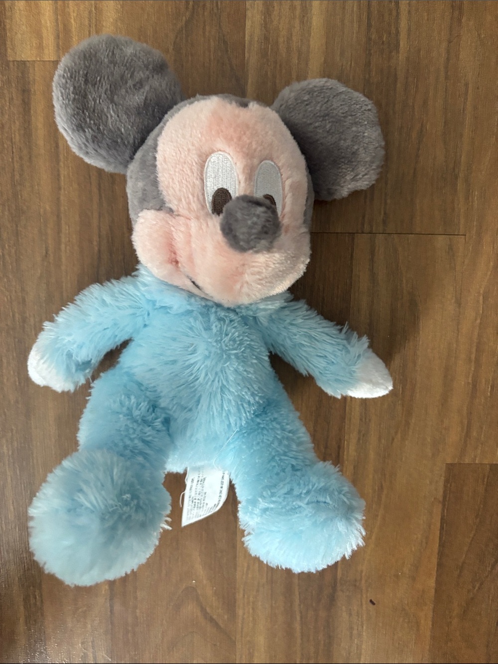 Disney Disneyland Parks Parks Baby Blue Mickey Mouse Rattle Plush Toy